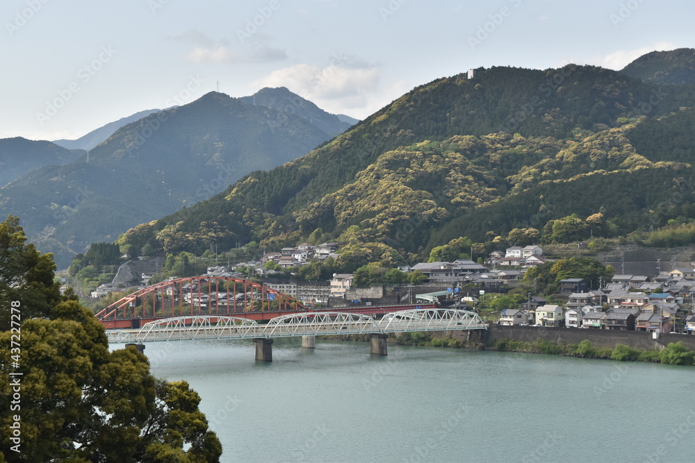 和歌山県と三重県の県境、大橋