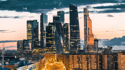 Moscow Sity Business building tower