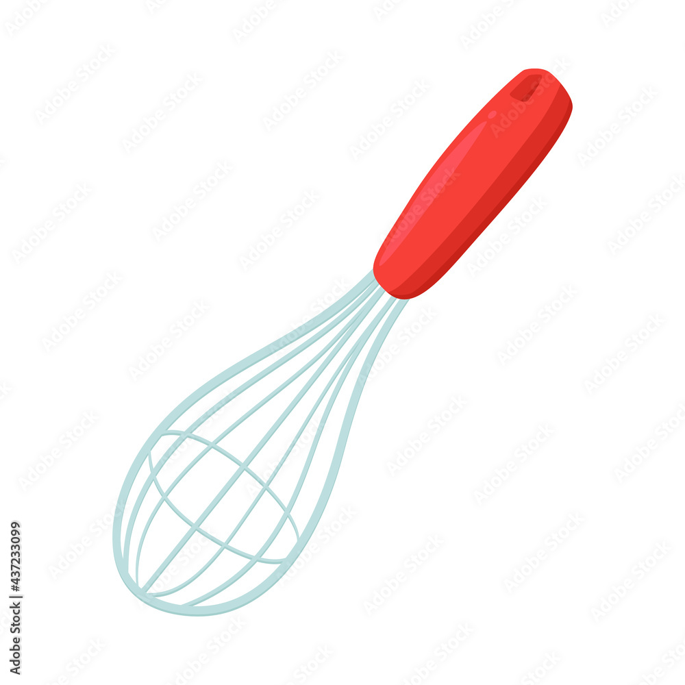 Whisk Sign Emoji Icon Illustration. Kitchen Vector Symbol Emoticon Design Clip Art Sign Comic
