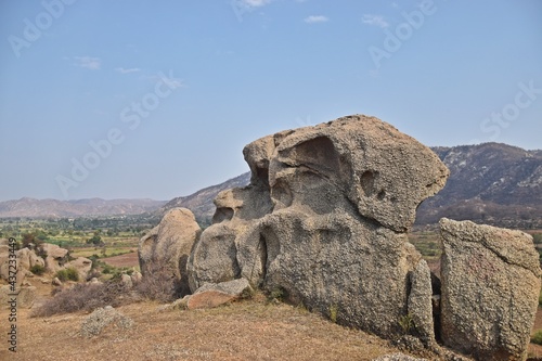 mountains in alwar, rajasthan,india