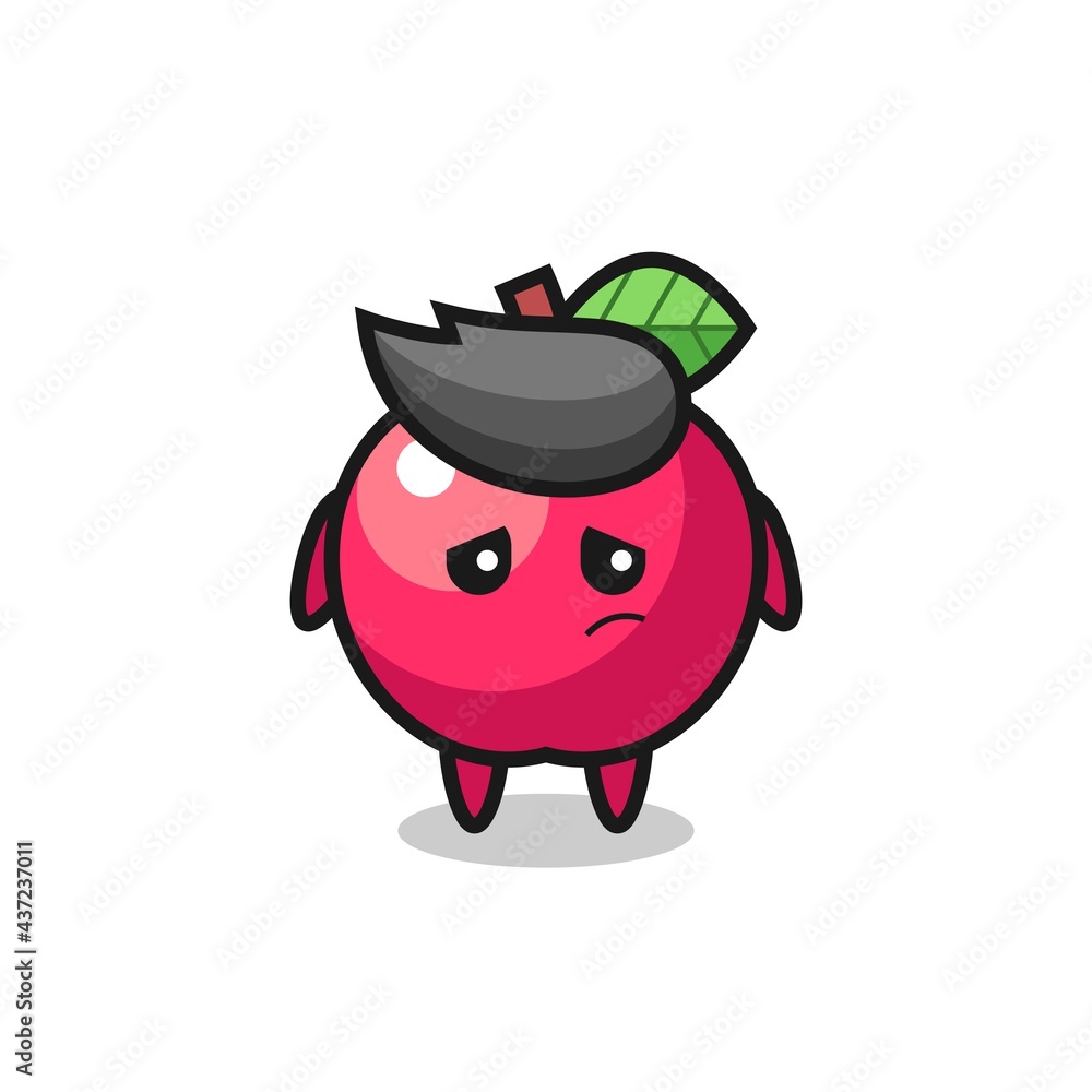the lazy gesture of apple cartoon character the lazy gesture of apple cartoon character