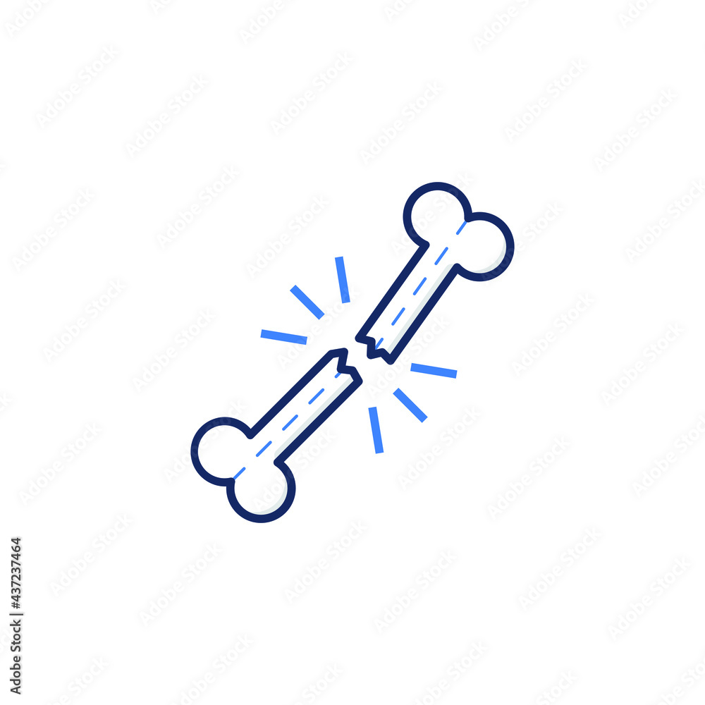 joint bone vector icon illustration sign joint bone vector icon illustration sign