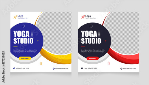 Creative social media post banner template, Corporate social media web banner design, Facebook Post, Instagram Post template	