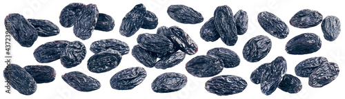 Wallpaper Mural Dried raisin set isolated on white background Torontodigital.ca