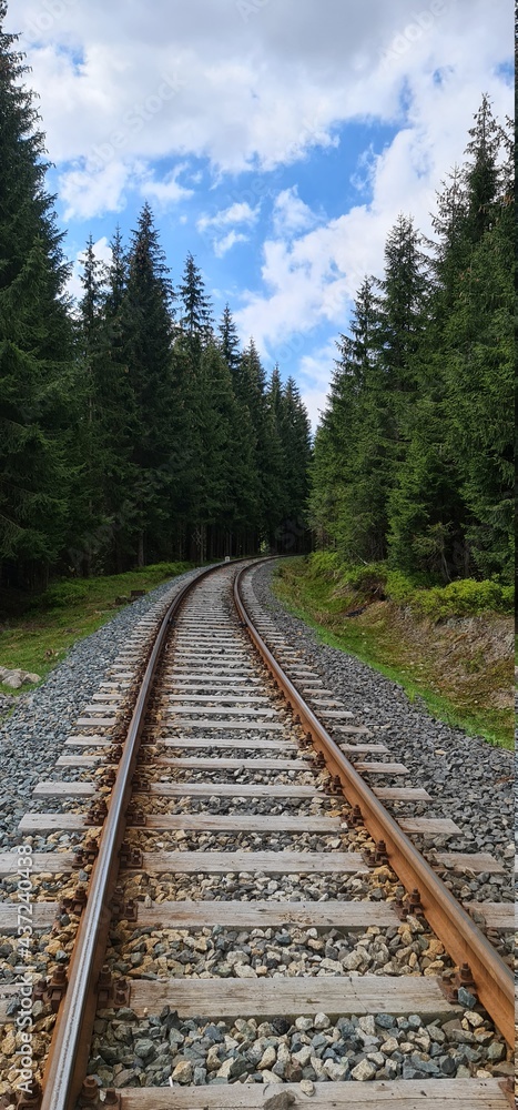 railway in the mountains railway in the mountains