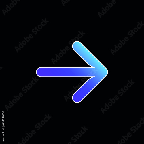 Arrows blue gradient vector icon