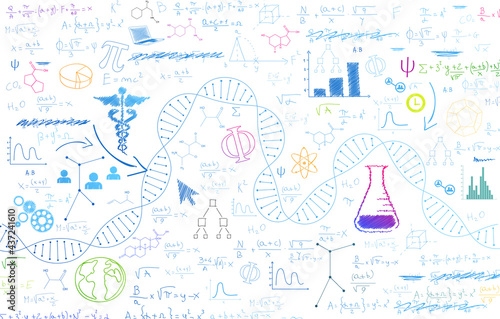 sfondo, dna, farmaceutica, genetica
