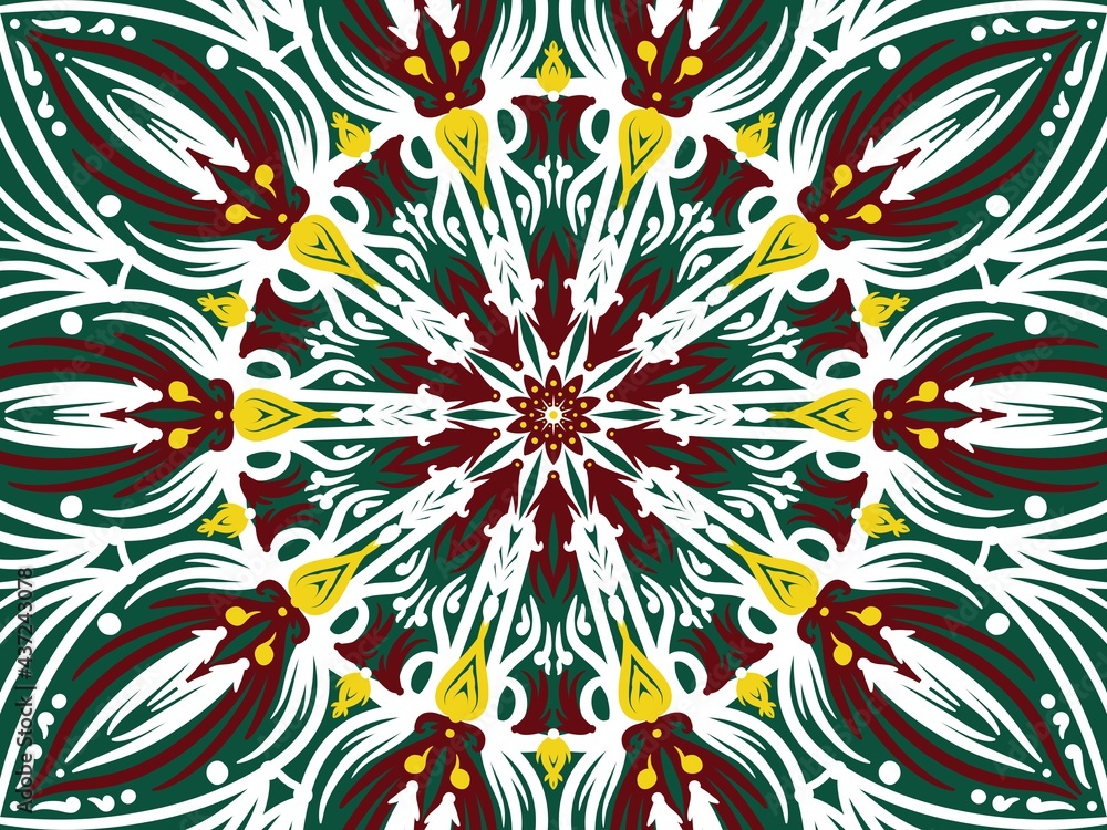 Mandala ornament creative work. Seamless pattern background with mandala ornamental, creative work background design illustration. Digital art illustration Mandala ornament creative work. Seamless pattern background with mandala ornamental, creative work background design illustration. Digital art illustration