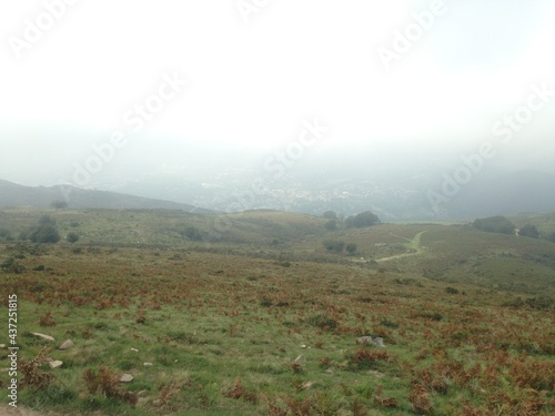 fog in the mountains