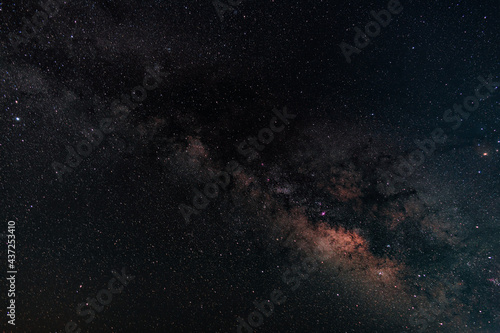 Milky Way Galaxy, in the Greek night sky