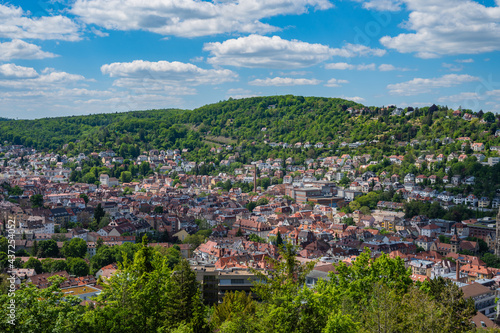 Obraz na płótnie Stadtansicht der Landeshauptstadt Stuttgart w salonie