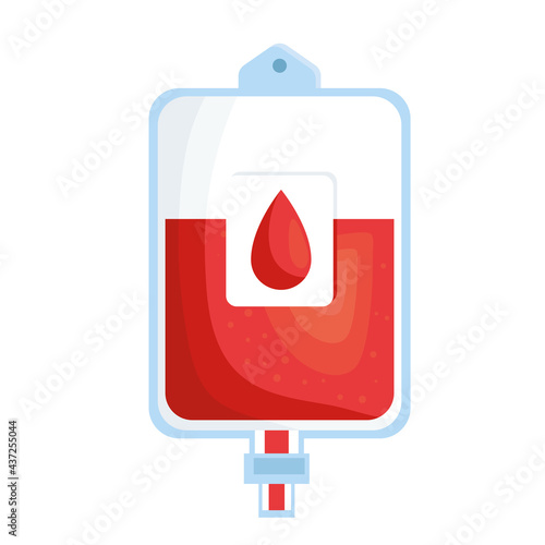 blood bag hanging