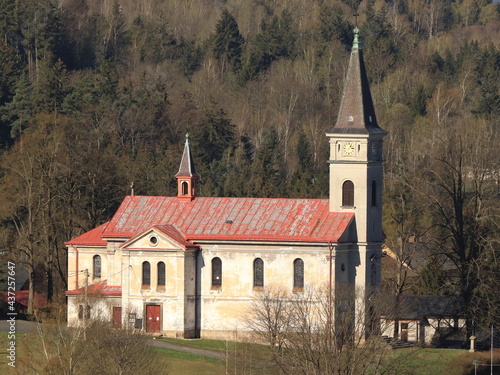 old church in the village Lucany nad Nisou