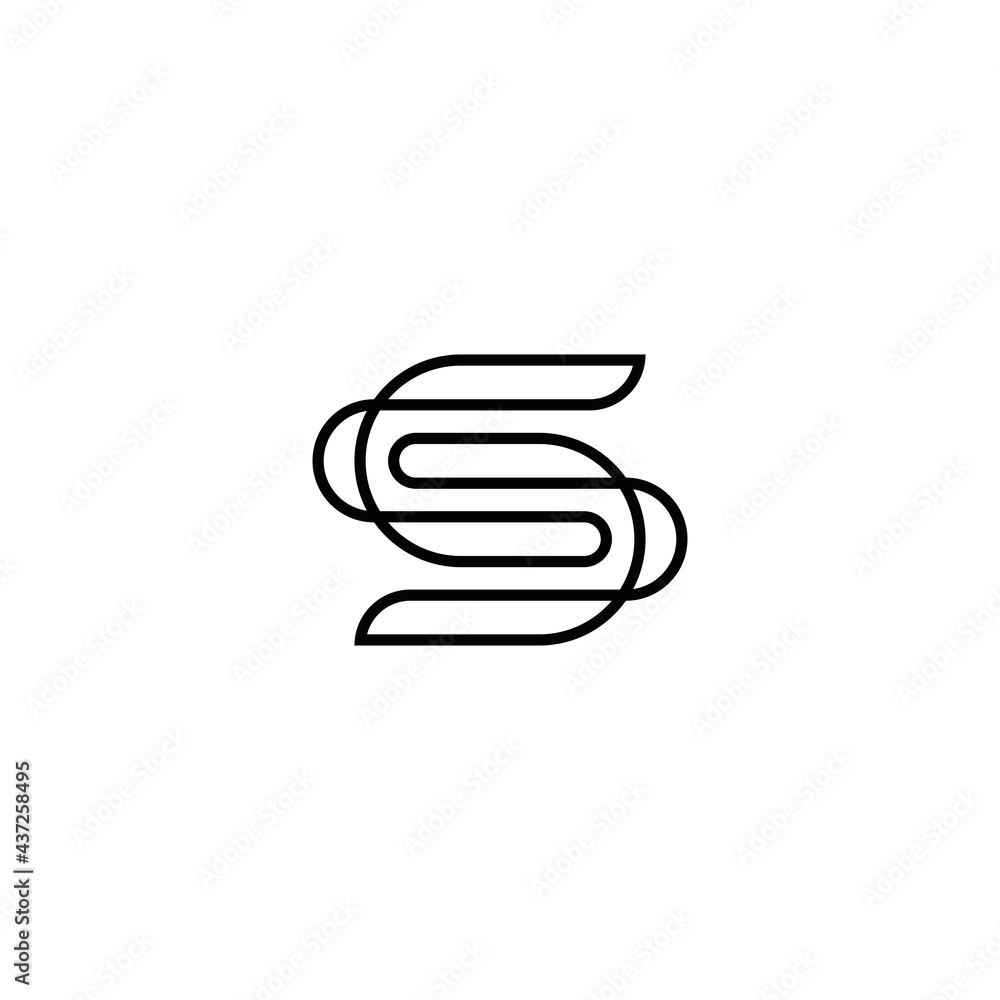 s initial logo design vector template s initial logo design vector template