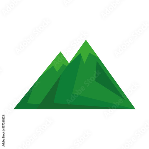 green mountains icon