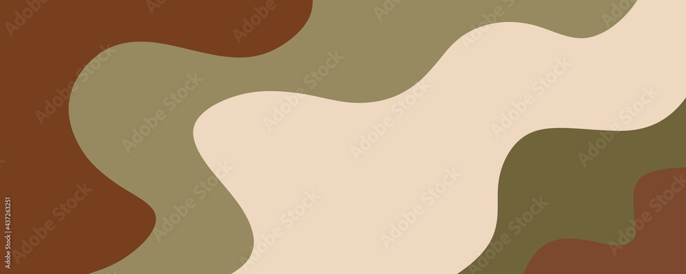 Abstract boho art background. Aesthetic minimal style wallpape, Organic shapes, Watercolor. Hand drawn various shapes. Contemporary modern illustration banner. Trendy earth green brown colors Abstract boho art background. Aesthetic minimal style wallpape, Organic shapes, Watercolor. Hand drawn various shapes. Contemporary modern illustration banner. Trendy earth green brown colors