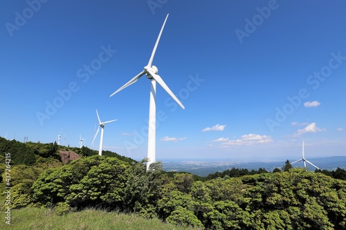 青山高原の風車群