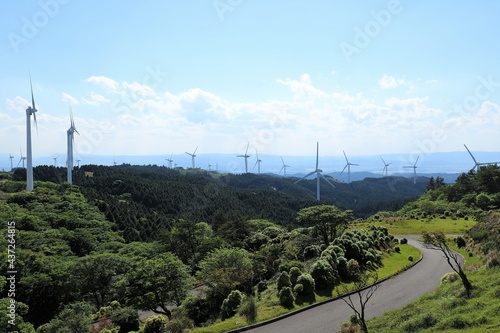 青山高原の風車群