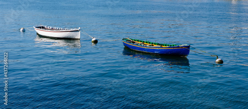 Boats in the bay of Pasaia, Euskadi