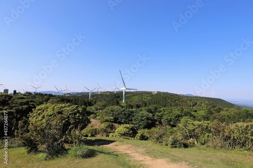 青山高原の風車群
