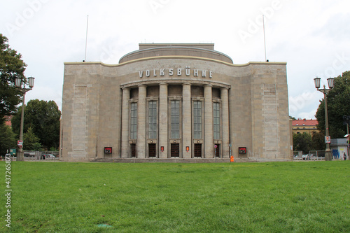 Photography art deco theater (volksbuhne) in berlin (germany)