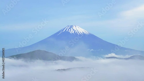 富士山と雲海