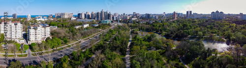 odessa ukraine Victory Park drone panoramic view photo