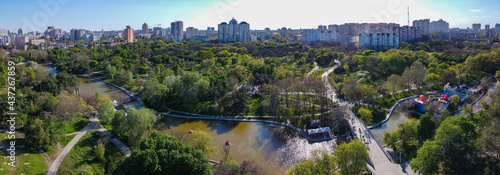 odessa ukraine Victory Park drone panoramic view photo