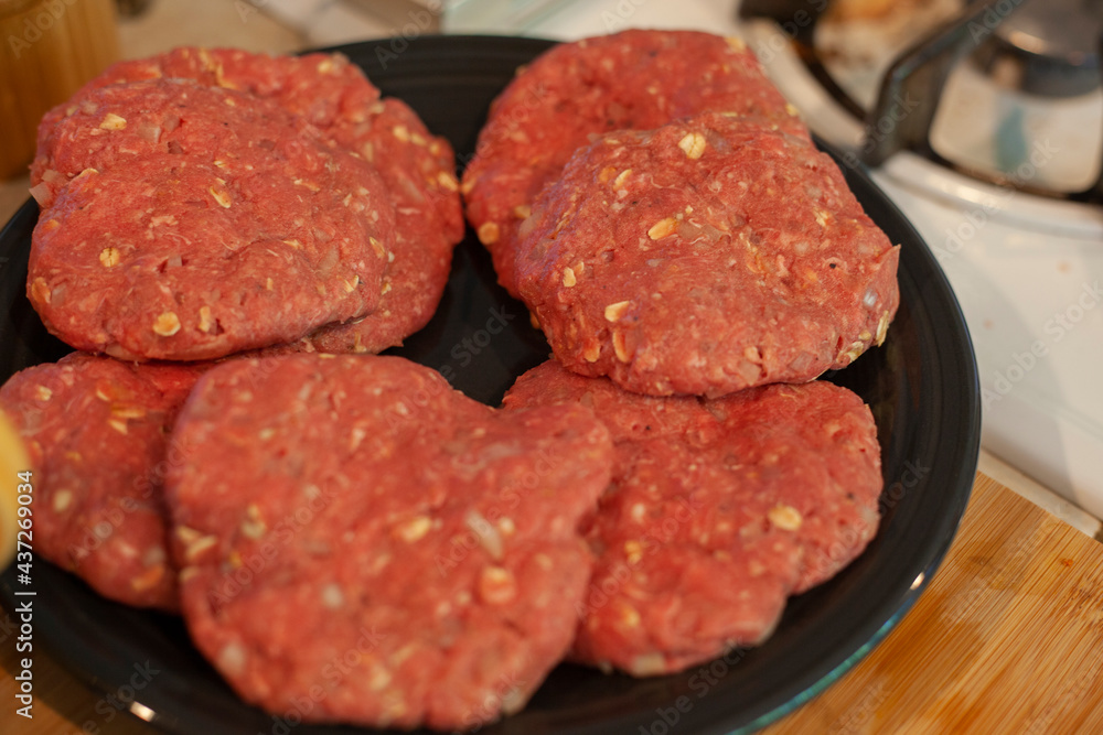 grass fed beef burger patties