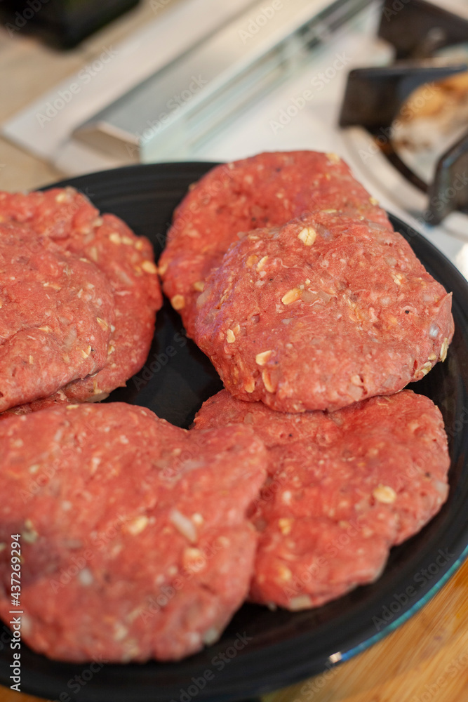 grass fed beef burger patties