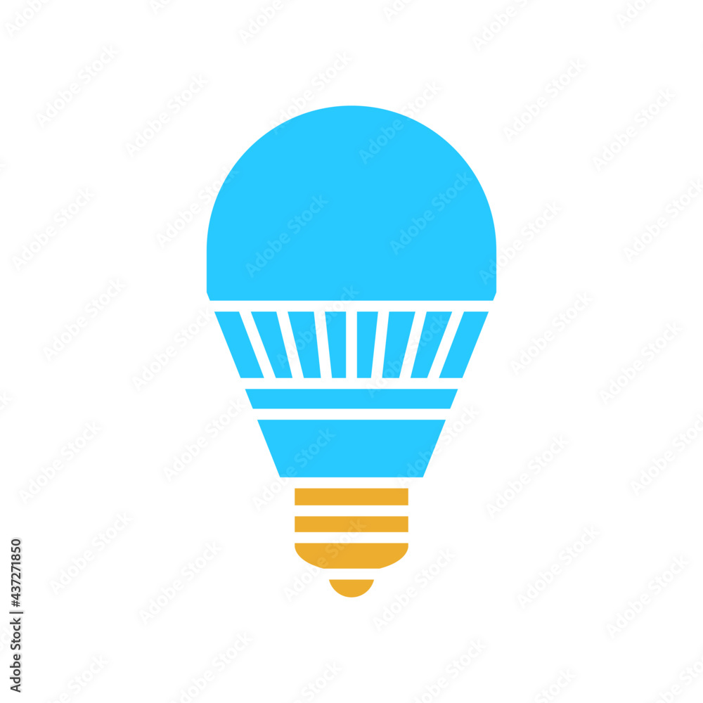 Obraz premium LED bulb icon