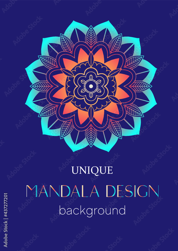 An unique mandala vector art for use. Eye catching mandala design for using in background, poster, banner or print. An unique mandala vector art for use. Eye catching mandala design for using in background, poster, banner or print.