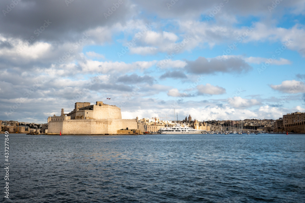 Malta, view of the harbor