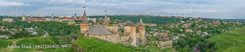 View on Kamianets Podilskyi castle, Ukraine