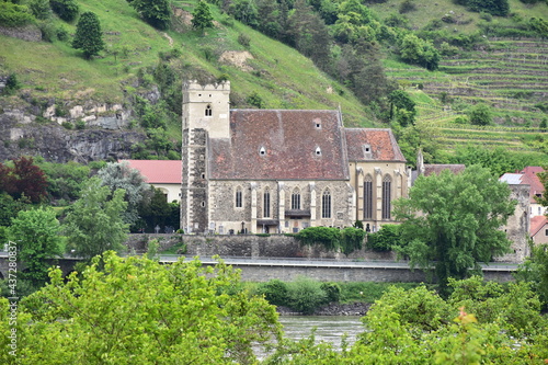 Sankt Michael church in village Weissenkirchen,Wachau Valley Lower Austria