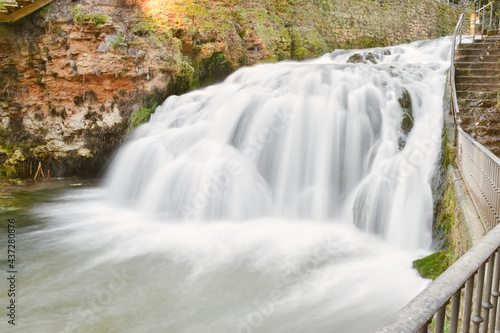 Fototapeta Naklejka Na Ścianę i Meble -  waterfall long exposure in river