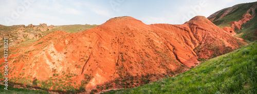 These red ancient clays of the Permian period and are 250 - 290 million years old. They're older than sandstone rocks.
Astrakhan Region, Russia photo