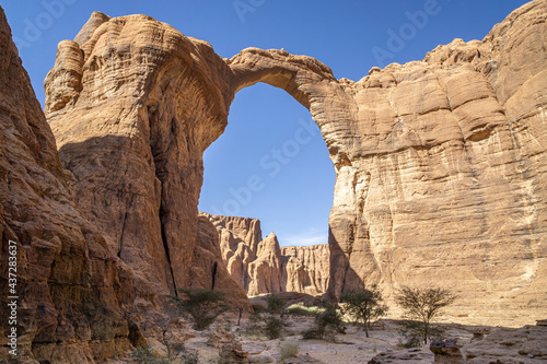 Arch of Aloba in desert of Ennedi  Chad