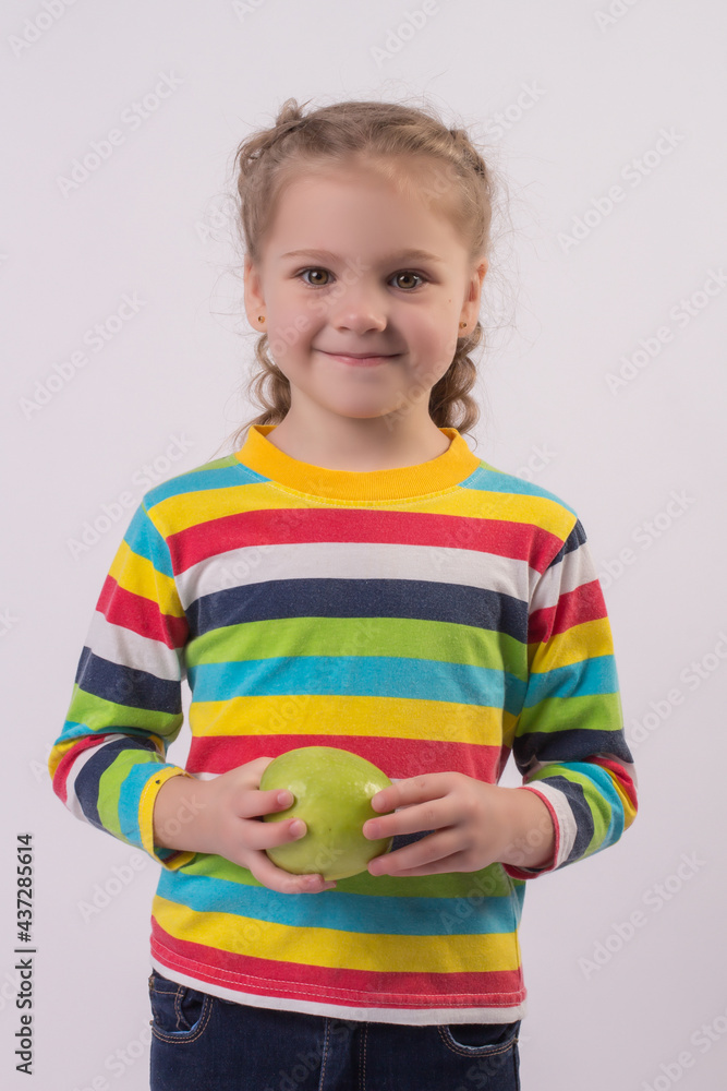 blonde girl with pigtails drinks water from a plastic bottle blonde girl with pigtails drinks water from a plastic bottle