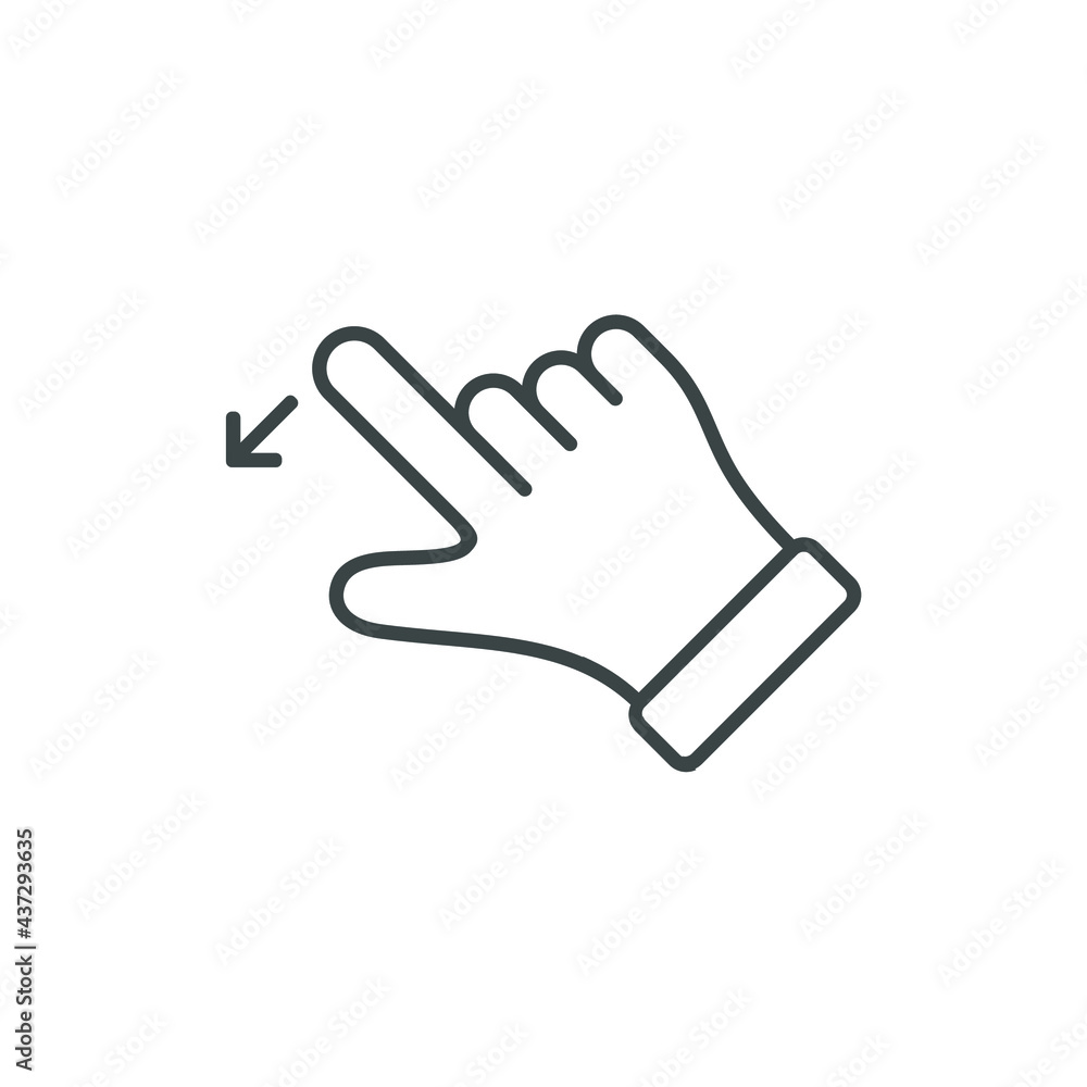 hand gesture simple icon hand gesture simple icon