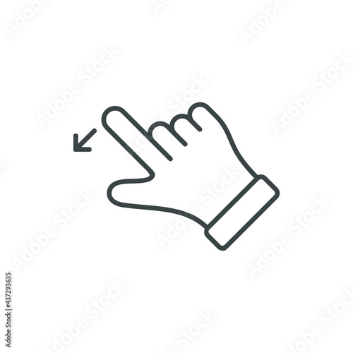 hand gesture simple icon