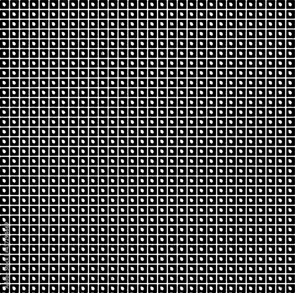 Rough, irregular texture composed of monochrome geometric elements. Overlay distressed grunge background. Abstract vector illustration. Isolated on white background. EPS10 Rough, irregular texture composed of monochrome geometric elements. Overlay distressed grunge background. Abstract vector illustration. Isolated on white background. EPS10