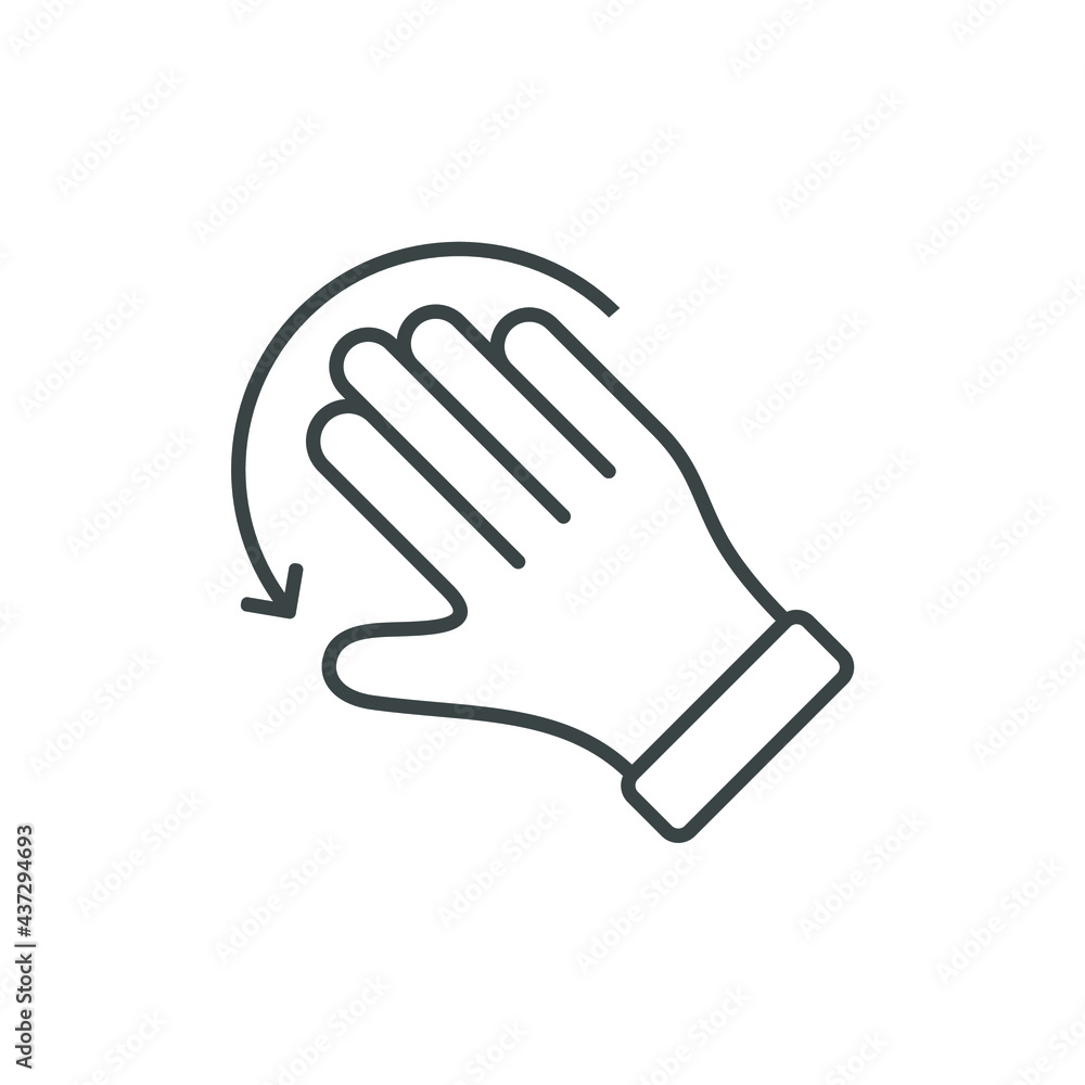hand gesture simple icon hand gesture simple icon