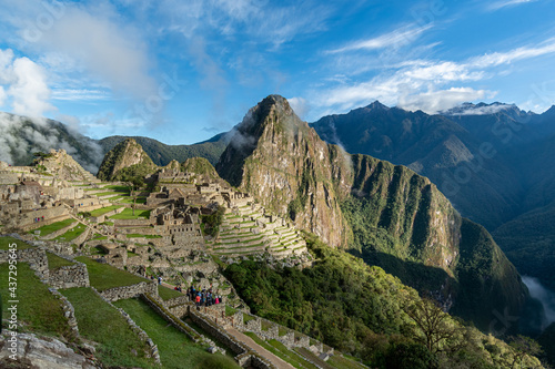 Machu Picchu, known as the lost city of the Incas, Peru on October 10, 2014.