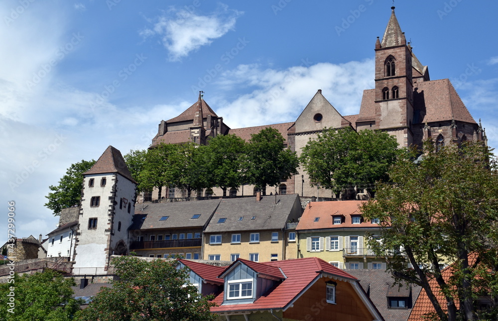 Münsterberg in Breisach im Frühling Münsterberg in Breisach im Frühling