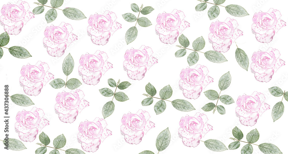 seamless pattern with pink flowers seamless pattern with pink flowers