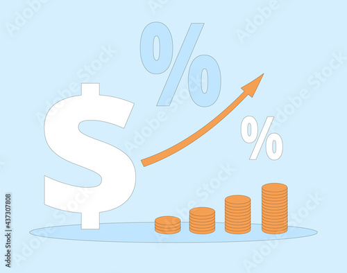 Inflation. Economical finance changes process