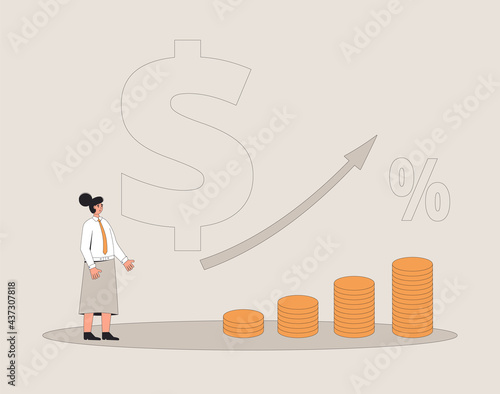 Inflation. Economical finance changes process