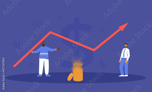 Inflation. Economical finance changes process