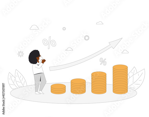 Inflation. Economical finance changes process